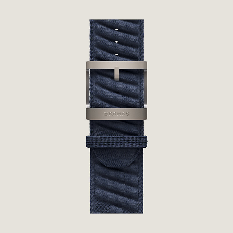 Band Apple Watch Hermès Single Tour 49 mm En Mer | Hermès USA